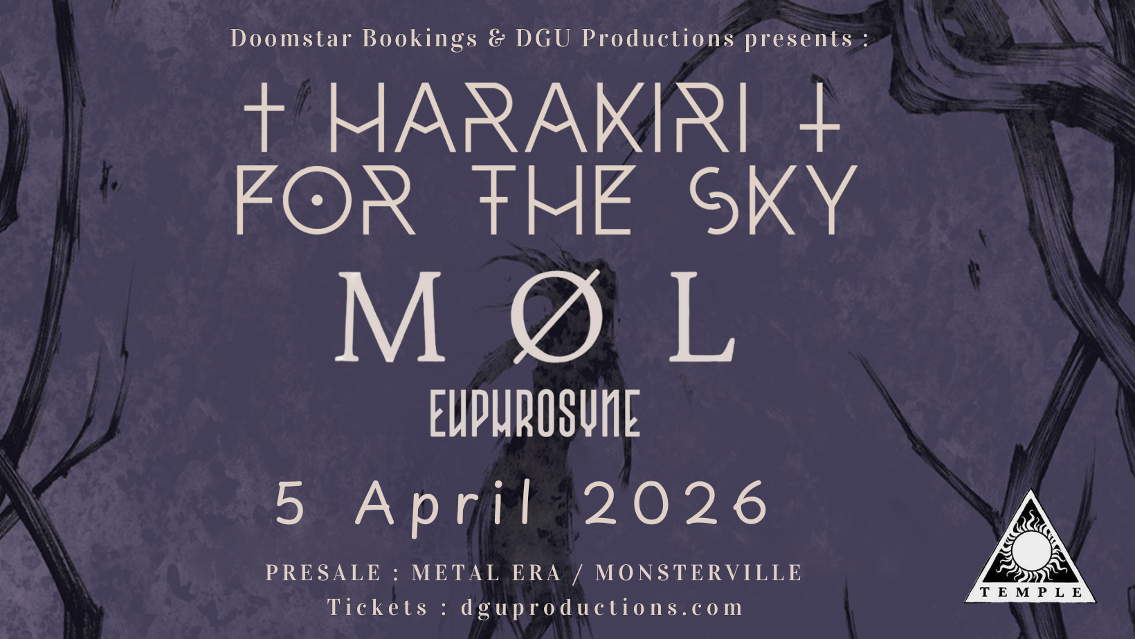 Harakiri For The Sky+MØL+Euphrosyne