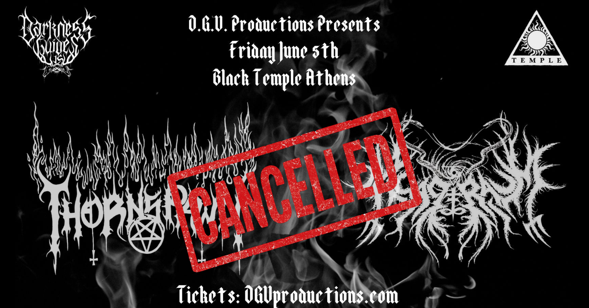 (CANCELLED) Thornspawn + Asagraum live in Athens